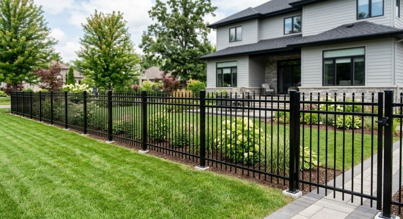 Aluminum Fence Replacement in Pearland, TX