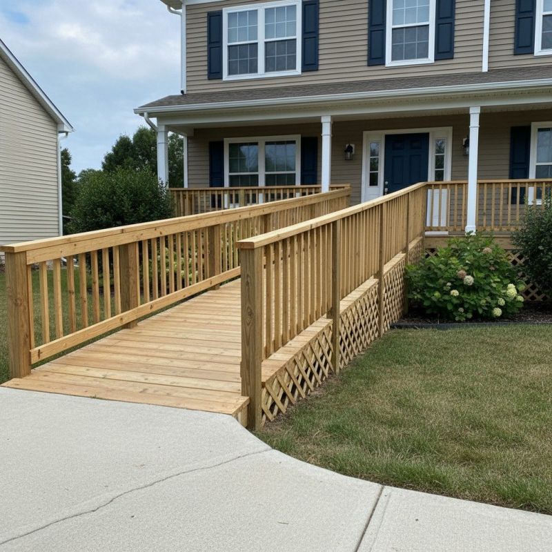 Porch Ramp Construction in Wilmington, NC