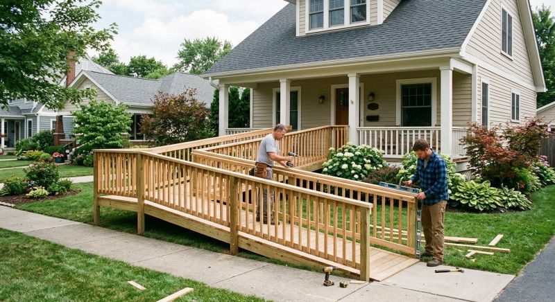 Wood Ramp Construction in Wilmington, NC