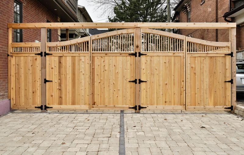 Lattice Wooden Gate